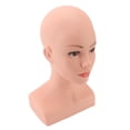 thumbnail image 1 of Cabeza De Maniquí Femenina, Cabeza De Maquillaje Femenina Cómoda De PVC Y Plástico Realista Con Hombro Para Exhibición De Anteojos, 1 of 7