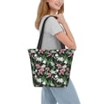 thumbnail image 2 of Fotbe Lilies Flowers Bolsa de Playa con Estampado, Bolsa de Hombro, Bolsa de Mano Espaciosa, Bolsa de Viaje Ligera, Bolsa de Compras Versátil, 2 of 6