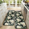 thumbnail image 4 of Kitchen Rugs Sets Of 2,Pioneer Flower Floral Print Pattern Anti Fatigue Kitchen Mat Rugs Non Slip Washable,Decorative Kitchen Floor Mats for Kitchen,Sink,Laundry,17"x47"+17"x47", 4 of 5