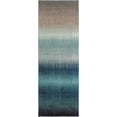 thumbnail image 3 of Unique Loom Estrella Collection Area Rug - Azura (2' 2" x 6' 7" Runner Blue/Ivory), 3 of 7