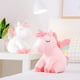 thumbnail image 2 of Peluche con forma de unicornio en polvo con forma de arcoíris, tamaño grande, 30 cm, 2 of 5