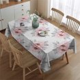 thumbnail image 2 of Pioneer Flower Floral Print Pattern Rectangle Tablecloth 60"x84", Waterproof Polyester Table Cloth, Wipeable Spillproof for Dining Camping Indoor Outdoor, 2 of 5