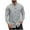 Gray, variant on Mgmyaa Men's Long Sleeve Waffle Knit Button Up Cardigan with Standing Collar and Pockets, Casual Open Front Sweater Shirt for Daily Wear