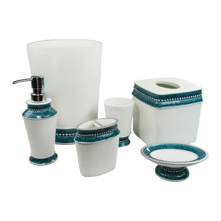 Sherry Kline Victoria Jewel 6-piece Bath Accessory Set (4 Color Options