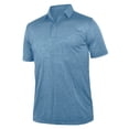 thumbnail image 1 of Monterey Club Men's Clayton Pinstripe Performance Golf Polo Shirt #1664, 1 of 2