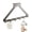 Black, variant on Over-the-Door Hanger Organizer, Door Hanger Hooks for Hanging, Coat Rack Bathroom Dorm Room Essentials, 6-Hook Heavy Duty Rack for Hanging Coats, Hats, Towels, And Bags, Easy to Install
