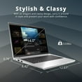 thumbnail image 6 of HP 14" EliteBook 645 G9 Business FHD Laptop, AMD Ryzen 7 PRO 5875U Processor, 64GB RAM, 4TB PCIe SSD, Backlit Keyboard, Fingerprint Reader, Win 11 Pro, Silver, Hotface 32GB USB Card, 6 of 8