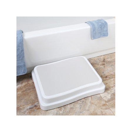 Support Plus Stackable Bath Steps - Slip-Resistant Safety Step Stools Platform for Bathroom