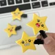 thumbnail image 2 of Horquilla de anime Chiikawa Stars con expresión de dibujos animados, clip lateral de cinco puntas, accesorios para el cabello para niños, clip Hachiware Usagi Bangs, 2 of 4