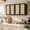 Black, variant on 48 Inches Laundry Room Wall Cabinets Bathroom Cabinets Wall Mounted with Adjustable Shelves, Rattan Wall Cabinet for Bedroom, Kitchen, Bathroom