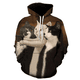 thumbnail image 2 of Sudadera con capucha con diseño de gato en 3D para hombre y mujer, sudadera con capucha para niño y niña, sudadera con capucha de animales, ropa de calle, jerséis para hombre, 2 of 5