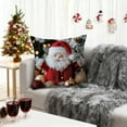 thumbnail image 4 of Christmas Pillow Cover Holiday Decoration Linen Throw Pillow Case for Sofa Couch Bed Living Room Seasonal Home Decor Festive Accent, 4 of 6