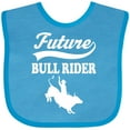 thumbnail image 3 of Inktastic Future Bull Rider Rodeo Riding Boys Baby Bib, 3 of 4