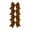 Brown, variant on 12-Piece Silk Fabric Christmas Bows - 6 Inch Decorative Bow Decorations for Tree, Wreath, and Gift Hanging Ornaments