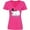 Cyber Pink, variant on Inktastic Sassy Snowman The Weather Outside is Delightful Women's V-Neck T-Shirt