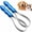 A*2, variant on Dual Sided Shedding Blade, Double-Layer Stainless Steel Shedding Blade with ABS Non-Slip Handle for Cat Dog Horse Cattles Sheep
