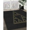 thumbnail image 3 of Ahgly Company Machine Washable Indoor Rectangle Transitional Black Area Rugs, 5' x 8', 3 of 7