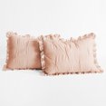 thumbnail image 3 of Lush Decor Ravello Pintuck Bedspread, Queen, Blush, 3-Pc Set, 3 of 5