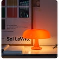 thumbnail image 3 of Retro-Style Table Lamp, Mushroom Shape, Flexible Goose Neck LED with Button Switch for Brightness Adjustment, USB Plug Powered, in Three Warm Colors, Ideal for Home and Office Decor, 3 of 9