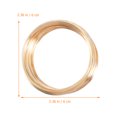 thumbnail image 3 of KAKOWELY Metal Rings 4 Pcs Metal Rings DIY Wire Circles Bracelet Ring DIY Handmade Circle Accessories2.36"X2.36"X0.02", 3 of 4