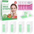 thumbnail image 1 of Tiras de cera facial UGODAR, 40 unidades, fórmula natural para mujer, 1 of 7