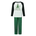 thumbnail image 4 of Nituyy Matching Family Pajamas Sets Christmas PJ's Sleepwear Printed Top with Plaid Bottom, 4 of 10