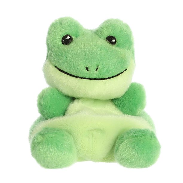 Peluche Aurora Adorable Palm Pals Ribbits Frog 13 cm