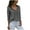 Grey, variant on Long Sleeve Shirts for Women Long Ol Womens Tops Casual Loose Shirt Chiffon Blouse Sleeve Ladies Women's Blouse Womens Tops Spring Summer Tops for Women Grey S