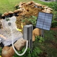 thumbnail image 1 of Kit de bomba de aireación solar para estanque con piedras de aire y mangueras - Oxigenador para pecera, estanque de jardín, sistema de aireación - no se necesita batería, 1 of 5