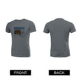thumbnail image 2 of Coolnut Womens T Shirts Fashion Tops, Wild Siberian Tiger On Snow On Mountain Women's Basic Short Sleeve Tees, Grey Lightweight Casual Summer Clothes, L, 2 of 6