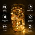 thumbnail image 4 of West Ivory 5 feet 20 LED String Fairy Light w/Pink Hearts & Clear Beads, Battery Powered, Valentines Gift, Holiday Decorative Indoor Outdoor Lighting, Warm White, 4 of 7