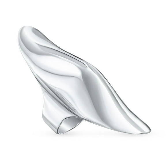 Bling Jewelry Womens  Unique Fashion Statement Full Finger Ring .925 Sterling Silver