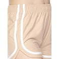 thumbnail image 3 of Women's Active Dolphin Hem Running Shorts Yoga Fitness Sport Elastic Waist Shorts, 3 of 6