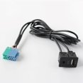 thumbnail image 3 of Cable adaptador de puerto USB AUX de extensión de radio, conjunto de cableado para negro, negro, 3 of 5