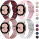 thumbnail image 1 of Chenchen 4 PACK Bands Compatible with Samsung Galaxy Watch 4 40mm 44mm/ 4 Classic 42mm 46mm, 20mm Adjustable Silicone Sport Replacement Strap for Samsung Galaxy Watch 7/6 / 5/4 / FE Band Women Men, 1 of 1