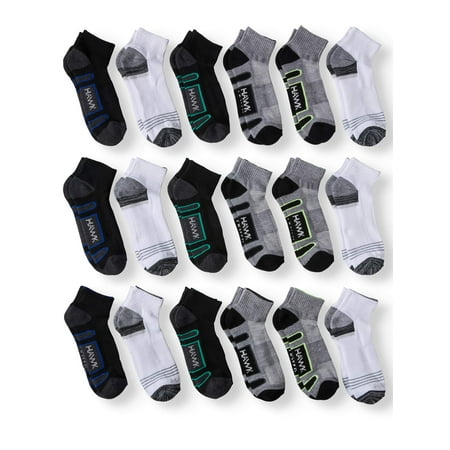 Juzo Silver Sole Support Socks - Men's Half-Cushion Sole Outline Quarter Socks 18-Pack