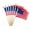 100pcs, variant on USA 4x6 in Wooden Stick Flag - July 4th Decoration, Veteran Party, Grave HandHeld Flag with Safe Golden Spear Top,50/100pcs