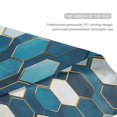 thumbnail image 3 of Yayeee Garden Flag 12"x18" Double Sided Outdoor Yard Lawn Holiday Decorations, Dark Blue Hexagon Patterns, 3 of 6