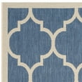 thumbnail image 5 of Safavieh Courtyard Alyssa Geometric Indoor/Outdoor Area Rug, 4' x 5'7", Blue/Beige, 5 of 7