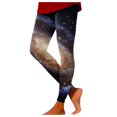 thumbnail image 2 of Stephy Galaxy Costume Women Colorful Leggings Fancy Costume Glitter 3D Printing Costume for Women, Black, L, 2 of 4