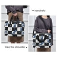thumbnail image 6 of FORMRS 16" Laptop Bag Carrying Sleeve Case with Handle Travel Shoulder Briefcase, Blue Cat Stars, 6 of 8