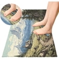 thumbnail image 4 of Coolnut Western Landscape View Bath Mats, Soft Absorbent Plush Bathroom Rugs with Non Slip Rubber Back, Machine Washable Shaggy Bath Carpet for Kitchen Tub Showers , 39x20 in Home Decor Gifts, 4 of 7