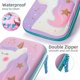 thumbnail image 3 of Estuche de unicornio para niñas, 3D EVA de gran capacidad, portabolígrafos con doble cremallera, lindo estuche de lápices de dibujos animados para niños, niños, regalo escolar JFHHH pequeña, 3 of 5