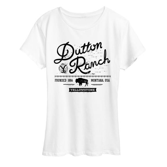 Yellowstone - Dutton Ranch Logo Scene Short Sleeve Graphic T-Shirt
