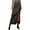 Dark Brown, variant on Womens Faux Leather Skirt Fall Bodycon High Waisted Slit Dressy Casual Winter Maxi Long Pencil Skirts