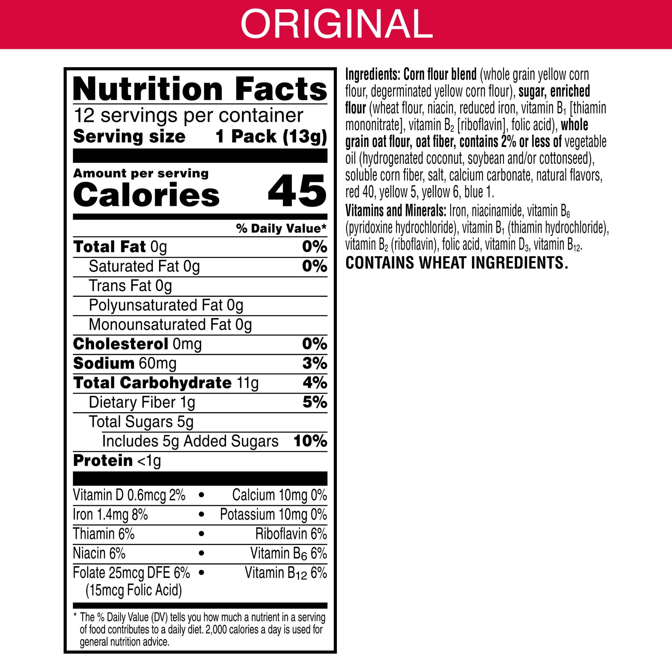 Kellogg's Jumbo Snax Froot Loops Original Cereal Snacks, Kids Snacks, 5.4 oz, 12 Count