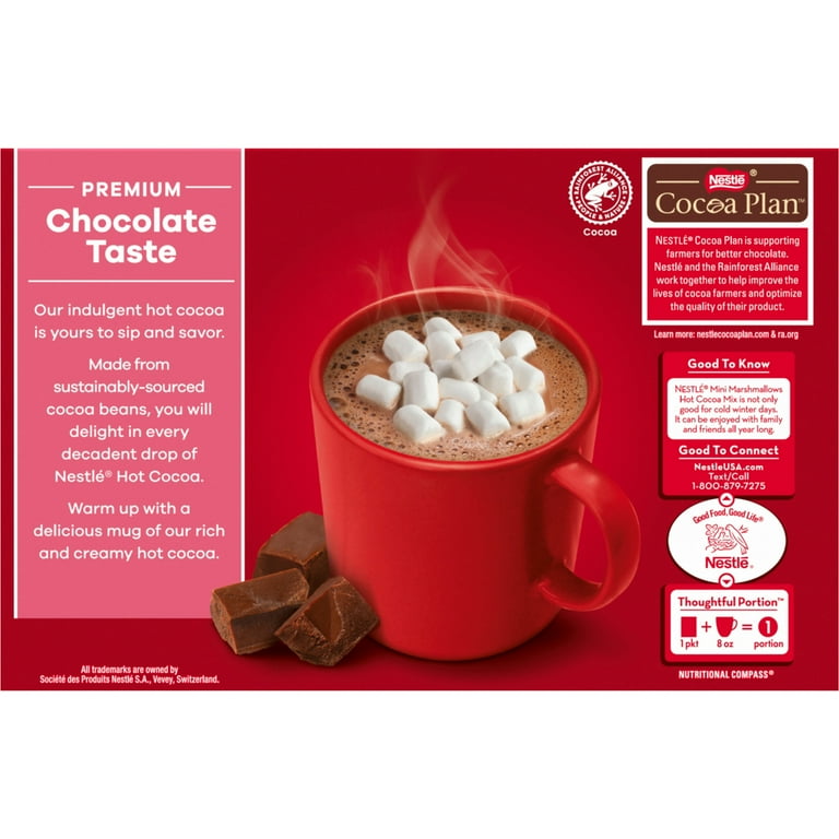 Nestle Rich Milk Flavored Mini Marshmallow Instant Hot Cocoa