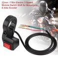 thumbnail image 3 of Handlebar Electric 3 Speed Module Switch Shift  Compact Lightweight Durable Motorcycle E Bike Scooter ATV Black 22mm 7 / 8in, 3 of 7