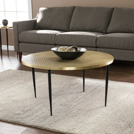 CoSoTower Round Cocktail Table W/ Embossed Top