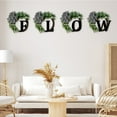 thumbnail image 6 of Unique A To Z Last Name Year Round Front Door Wreath Farmhouse Wreath Creative 26 Letter Farmhouse Wreath For Front Door, 6 of 11